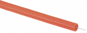 Труба гофрированная ПНД d=16мм с зондом оранжевая (50м) IEK