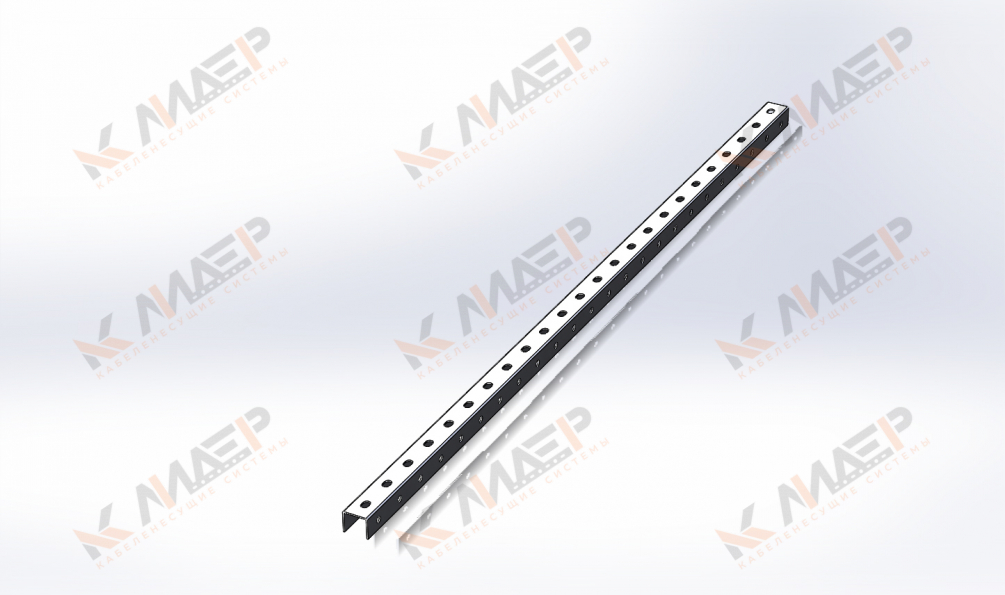 СПТ-2000 (МН) Стойка потолочная консольная для малых нагрузок 2000х35х30*1,5мм