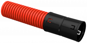Труба двухслойная для подземной укладки кабеля  ПЭ d.75