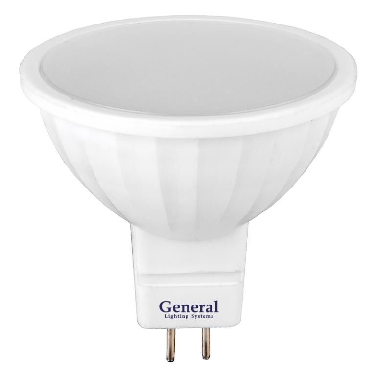 Лампа светодиодная GLDEN-MR16-B-7-230-GU5.3-4000