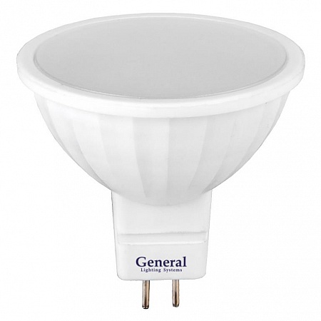 Лампа светодиодная GLDEN-MR16-B-8-230-GU5.3-6500