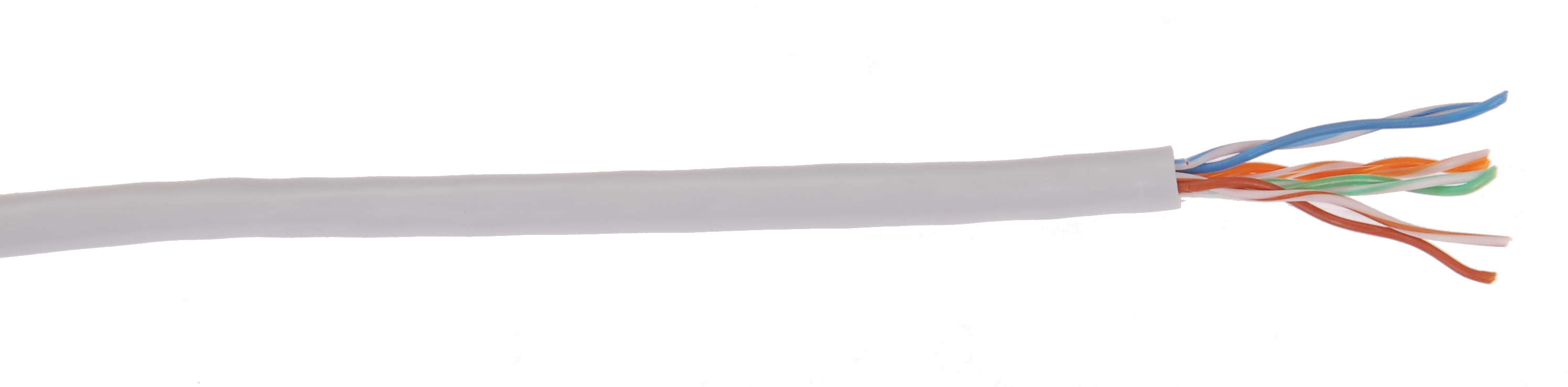 ITK Кабель связи витая пара ШПД U/UTP кат.5E 4 пары solid PVC 305м серый