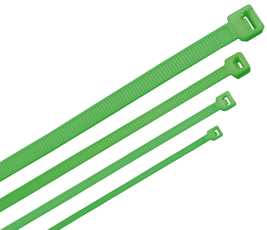 ITK Хомут кабельный ХКн 4,8х300мм нейлон зеленый (100шт)